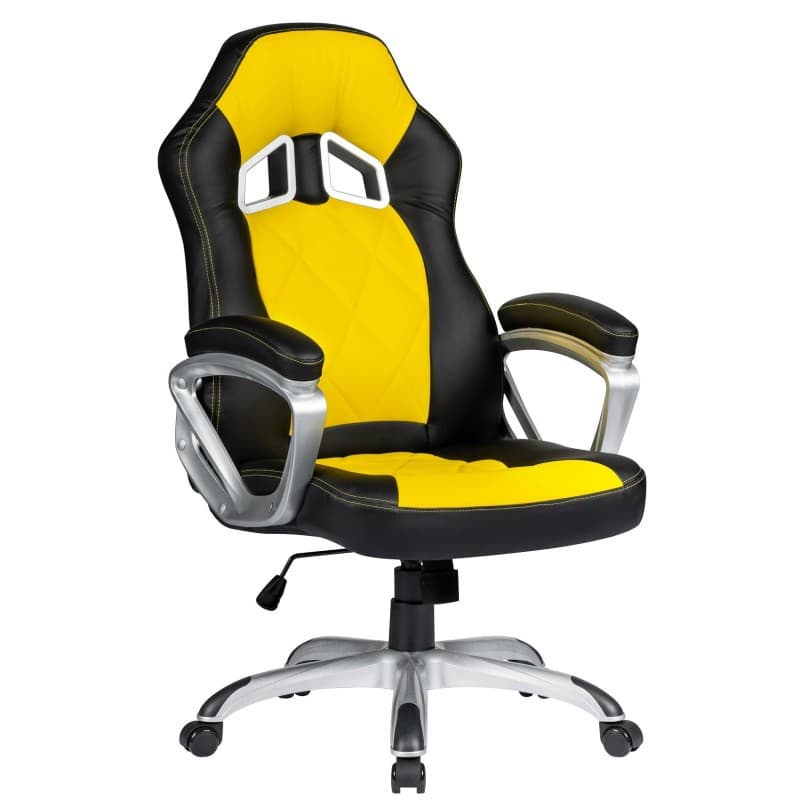 Sillón Gaming PORTIMAO Racing Amarillo y Negro