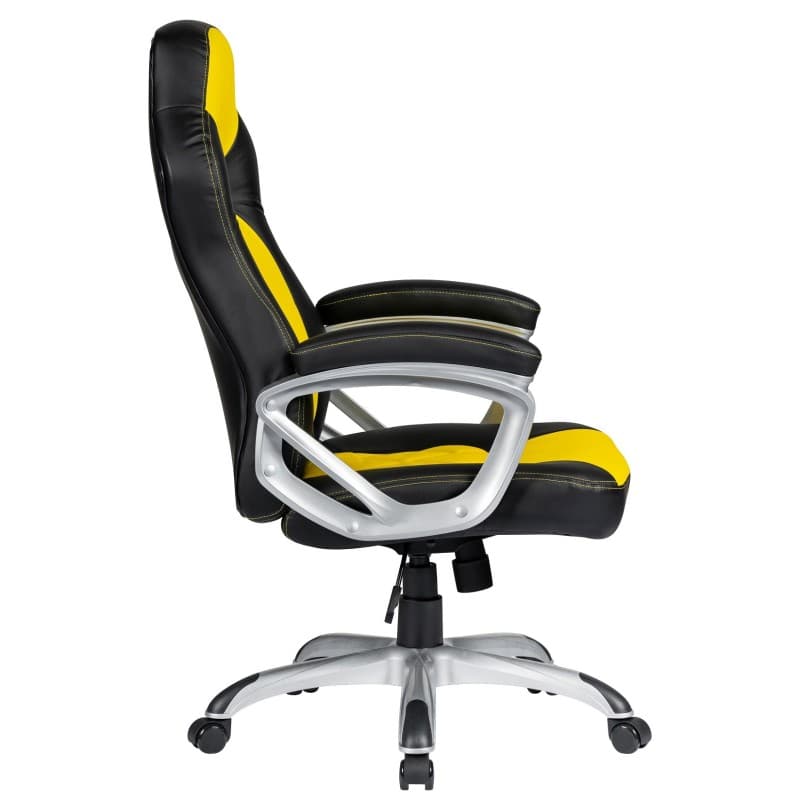 Sillón Gaming PORTIMAO Racing Amarillo y Negro 2