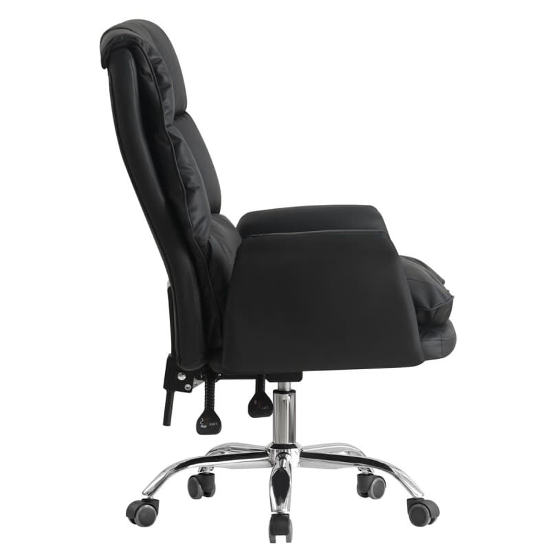 Sillón de oficina MAINZ, alto · giratorio · similpiel negra 2