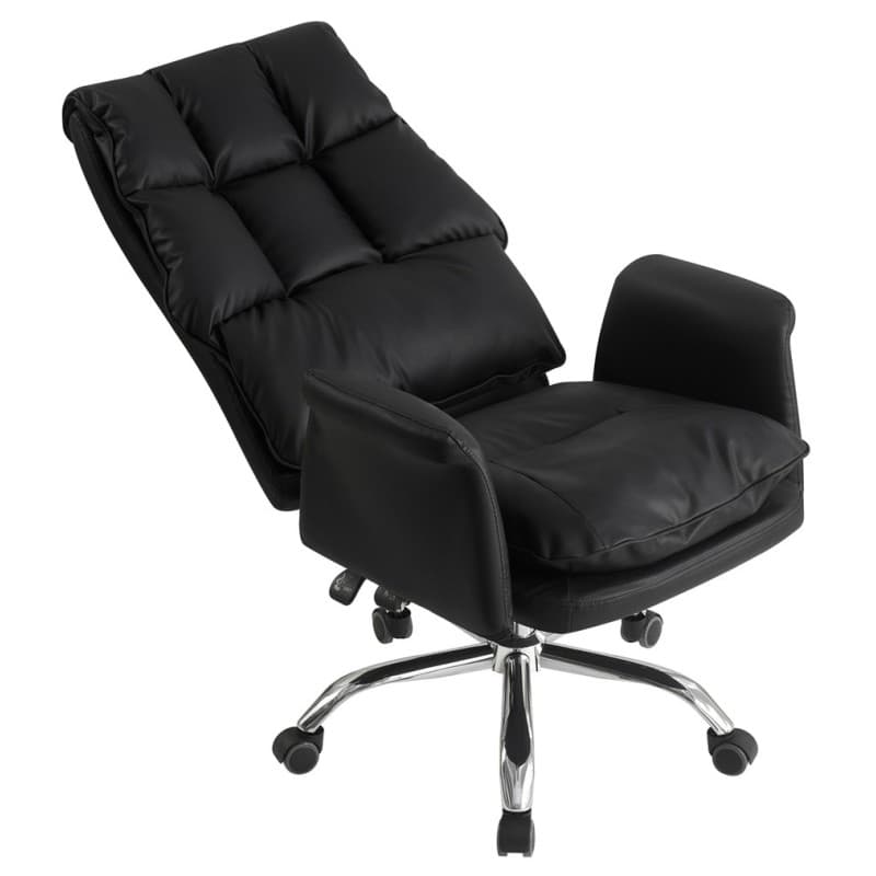 Sillón de oficina MAINZ, alto · giratorio · similpiel negra 5