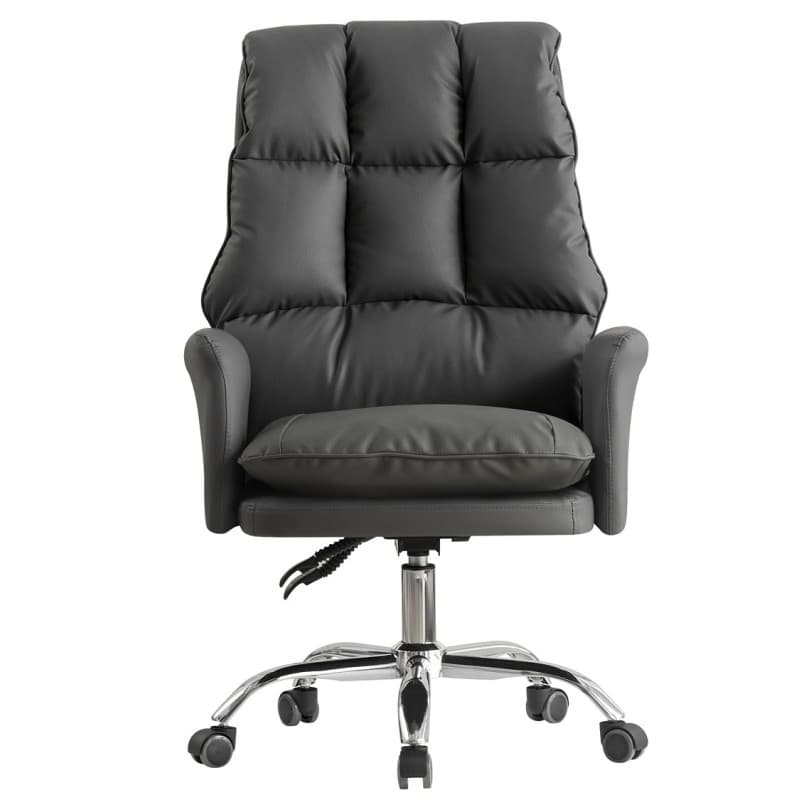 Sillón de oficina MAINZ, alto · giratorio · similpiel gris 3